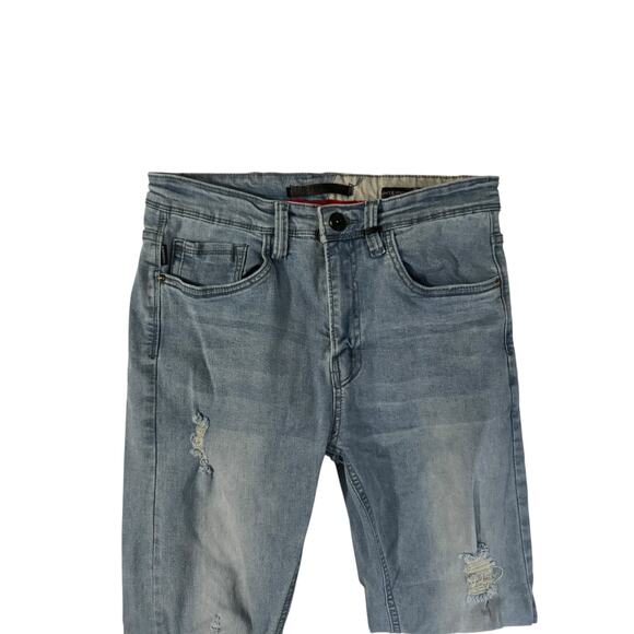 Interview Jeans Rebel Blues: Chicago Distressed Super Skinny 32 Waist Jeans - Picture 4 of 8